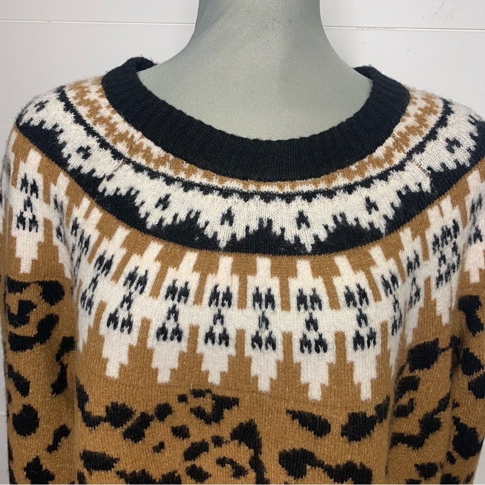 Torrid vegan cashmere leopard sweater 1X - Picture 12 of 12